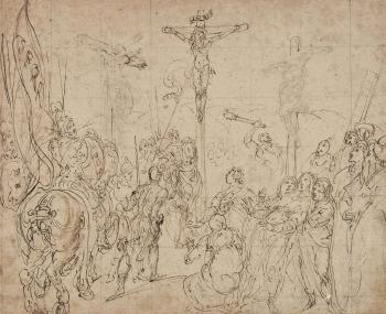 The Crucifixion by 
																	Giovanni de Vecchi