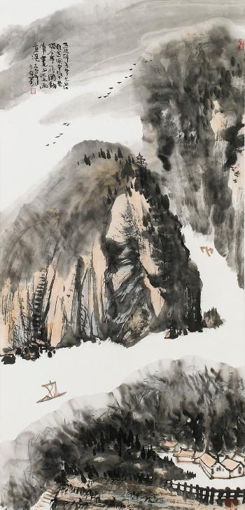 Landscape by 
																			 Liu Baojie