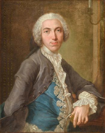 Retrato de un gentil hombre by 
																	Jacques-Andre-Joseph-Camelot Aved