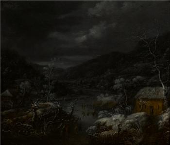 Winter scene by 
																	Joseph Orient