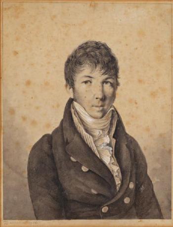 Portrait d'homme en buste by 
																	Michel Francois Damane-Demartrais