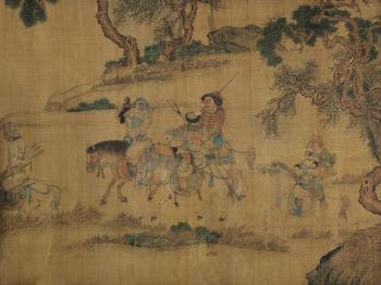 Yuan People Hunting by 
																			 Lv Xue