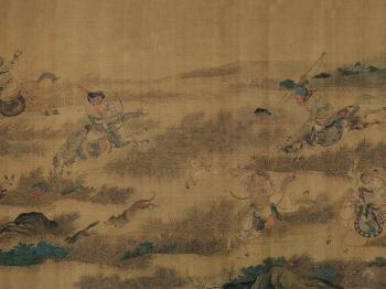 Yuan People Hunting by 
																			 Lv Xue