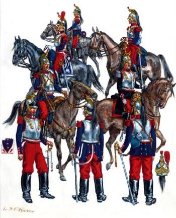 L'uniforme et les armes des soldats…uniformes, soldats et armes du XIXème siècle France cuirassiers by 
																	Fred & Liliane Funcken