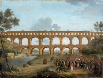 La visite de la Duchesse d’Angoulême au Pont du Gard, le 10 mai 1823 by 
																	Christophe Jusky