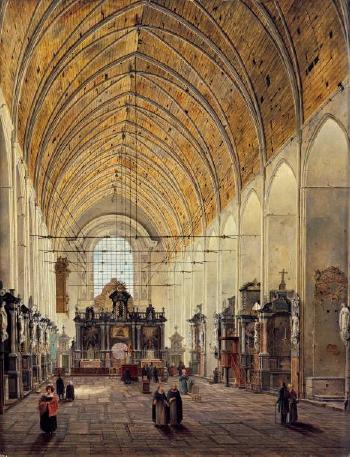 Intérieur d'église gantoise by 
																	Angelus de Baets