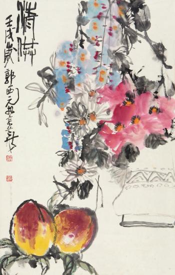 Flower And Fruit by 
																	 Guo Xiyuan