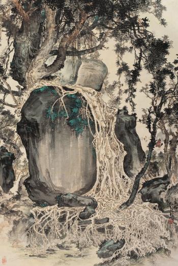 Banyan Tree by 
																	 Yang Xialin