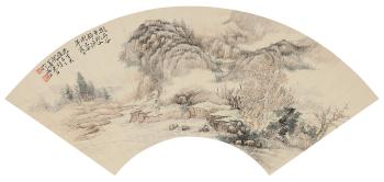 Landscape by 
																	 Jiang Dongbai
