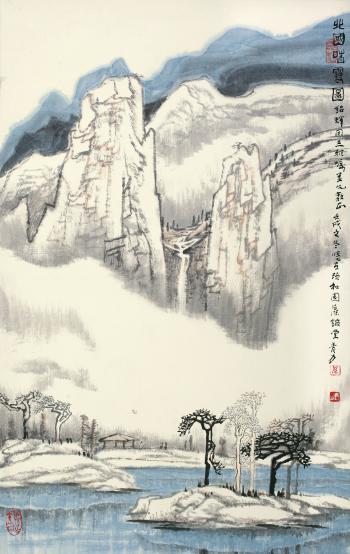 Landscape by 
																	 Wan Qingli