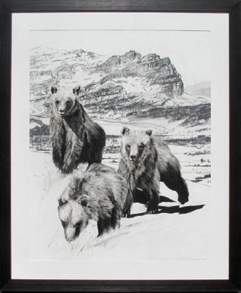 Lily's cubs on Wonder Pass by 
																			Maureen Enns