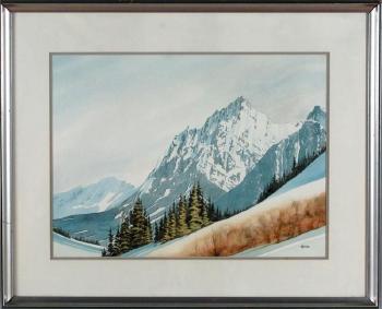 Sawback Range, Banff Park by 
																			Earl Cummins