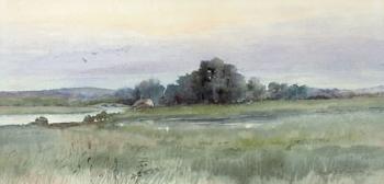 Landscape with farm house by 
																	Frederick Oakes Sylvester