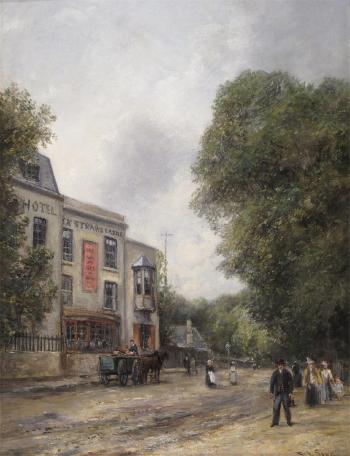 Jack Straw's Castle, Hampstead by 
																	Frederick Jacques Sang