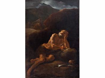 Saint Jérôme et le lion by 
																	Pierre Louis Cretey