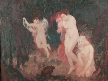 Baigneuses by 
																	Sigismond Jeanes