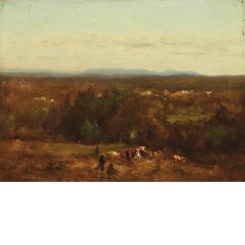 Scene in New Jersey by 
																	George Inness