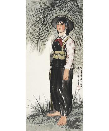 Militiawoman by 
																	 Yang Liezhang