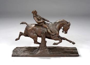 Militaire à cheval by 
																	Emmanuel de Santa Coloma
