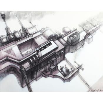Industrial (From The Pollution Series) by 
																	Ramon Ramirez Ruiz