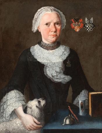 Bildnis Der Maria Franziska Von Thurn Und Vals̤ssina by 
																	Martin Leon Zeuger
