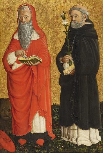 Der Heilige Hieronymus Und Der Heilige Dominikus by 
																	 Cristoforo di Benedetto