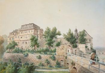 Ansicht Von Schloss Ebeleben by 
																	August Friedrich Wilhelm Nothnagel