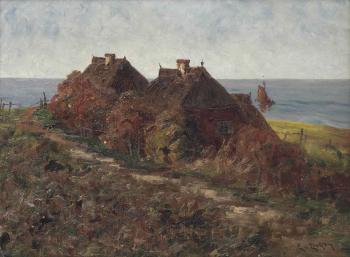 A farm near the shore by 
																	Elisabeth von Eicken