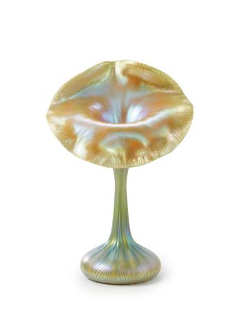 Jack-in-the-pulpit Vase by 
																			 Quezal Glass