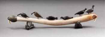 Composition of geese, walruses, fish and seals by 
																			Tivi Paningajak