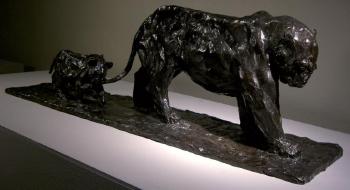 Lionne et ses deux lionceaux by 
																	Jean-Baptiste Vendamme