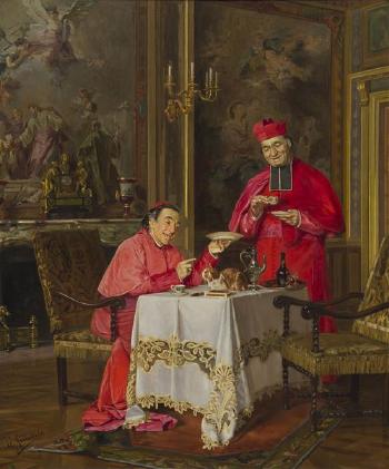 Cardinals taking tea by 
																	Gennaro Avitabile