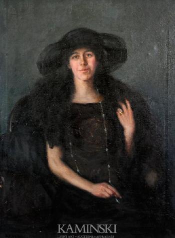 Portrait of Edith Wilson, Mrs Woodrow Wilson by 
																			Benedict A Osnis