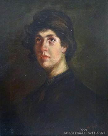 Portrait of a Young Mediterranean Man by 
																	Alfred Henry O'Keefe