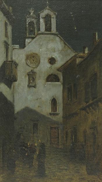 Straße In Sebenico (dalmatien) by 
																	Carl von Haeberlin