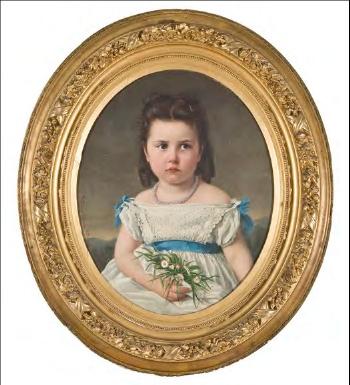 Portrait Der Helene Julliard (1868-1872), Tochter des Genfer Chirurgen Prof. Dr. med. G. Julliard (1836-1911) und seiner Frau Marie by 
																	Bertha von Froriep