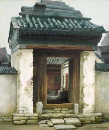 Eingangstor eines Hofhauses (siheyuan) by 
																	 Qin Qianli