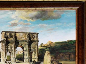 Blick auf den Konstantinsbogen im Forum von Rom by 
																			Auriel Prodan