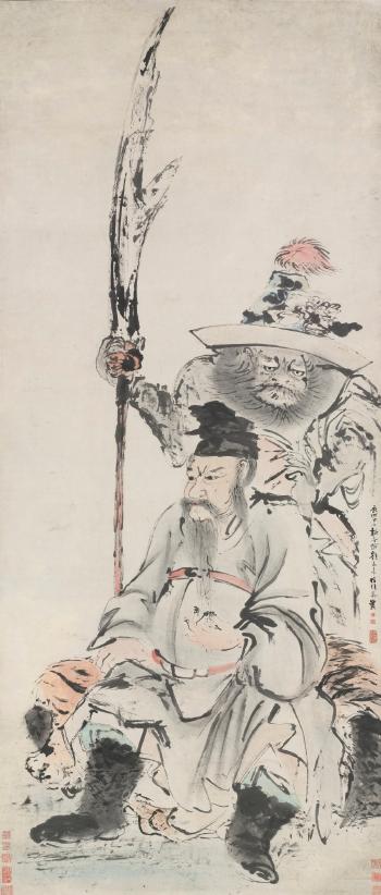 Figure Of Guan Yu by 
																	 Gao Qipei