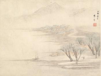 Landscape After Ancient Masters by 
																			 Sheng Maoye