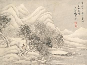 Landscape After Ancient Masters by 
																			 Sheng Maoye