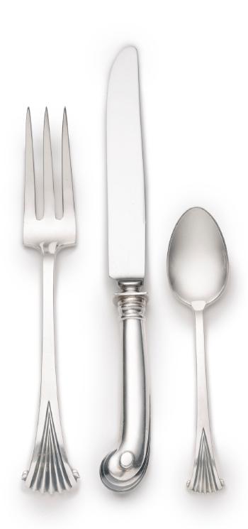 An American Silver Flatware Service by 
																	 Tuttle Silver Company