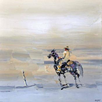 Lonely rider by 
																	Palla Jeroff