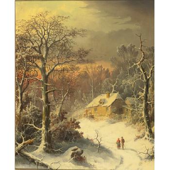 Winter Landscape by 
																	John J Zang