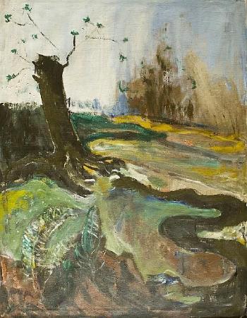 Willow at creek (bridge) by 
																	Jaroslav Hudec