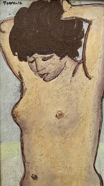 Nude with hands over head by 
																	Arnost Paderlik