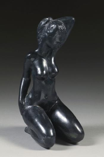 Femme nue à genou by 
																	Jean Laniau