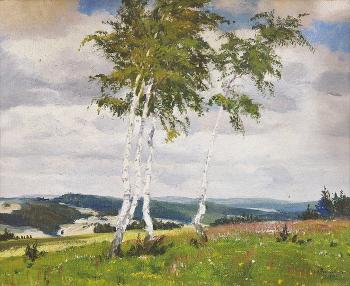 Birches by 
																	Josef Jambor