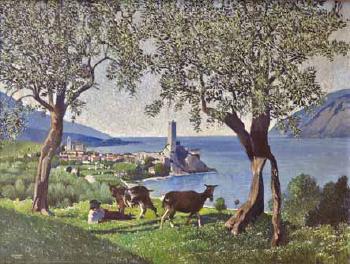Veduta del lago di Garda by 
																	Rolf Bakalla