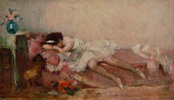 Le chagrin de la ballerine by 
																	Albert Fernand-Renault
